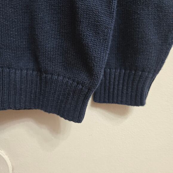 Bill Blass Men Vintage 90s Y2K Preppy Retro Grandpa Knit Polo Striped Sweater L - Picture 3 of 10